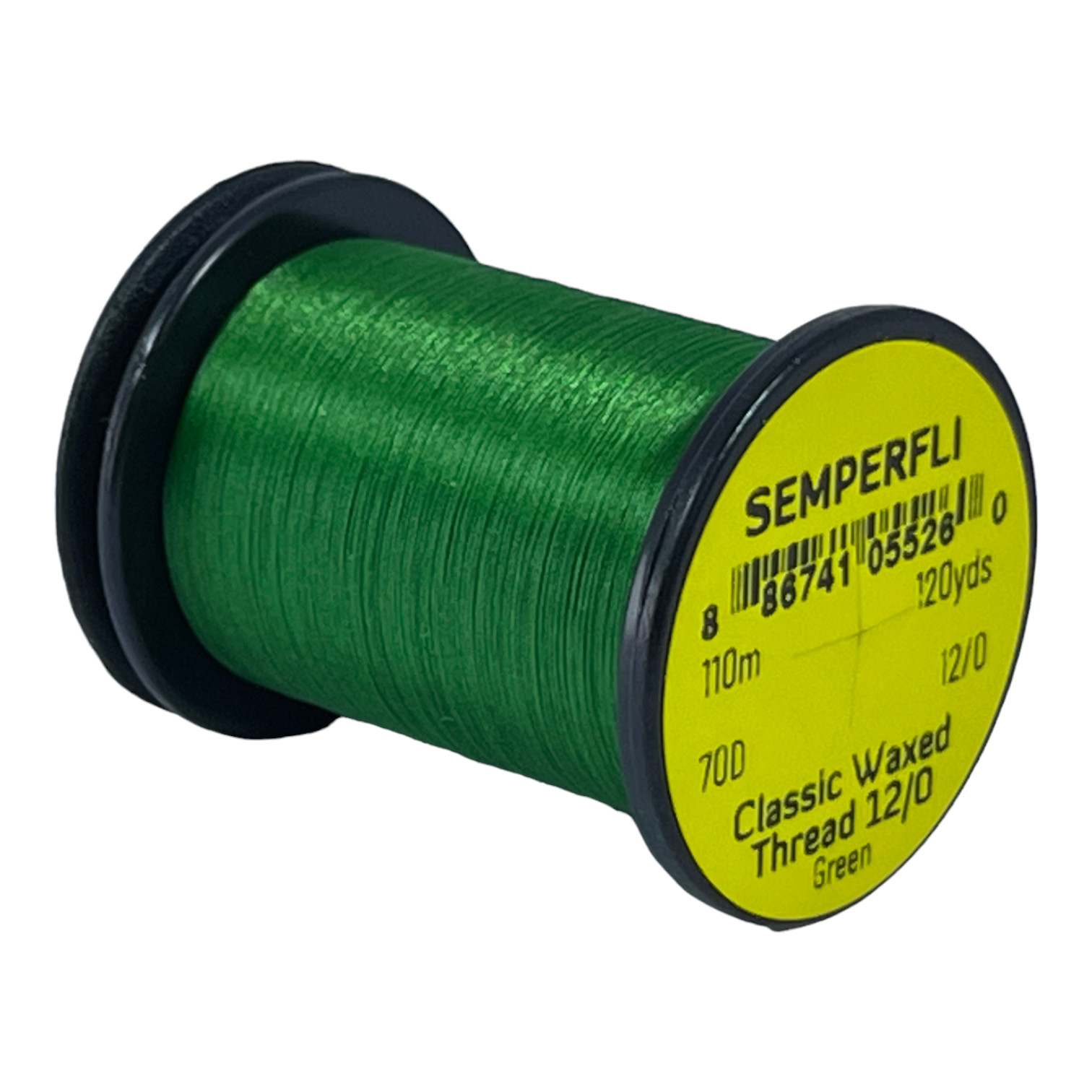 Semperfli Classic Waxed Thread 12/0 110m (120 Yards) Green