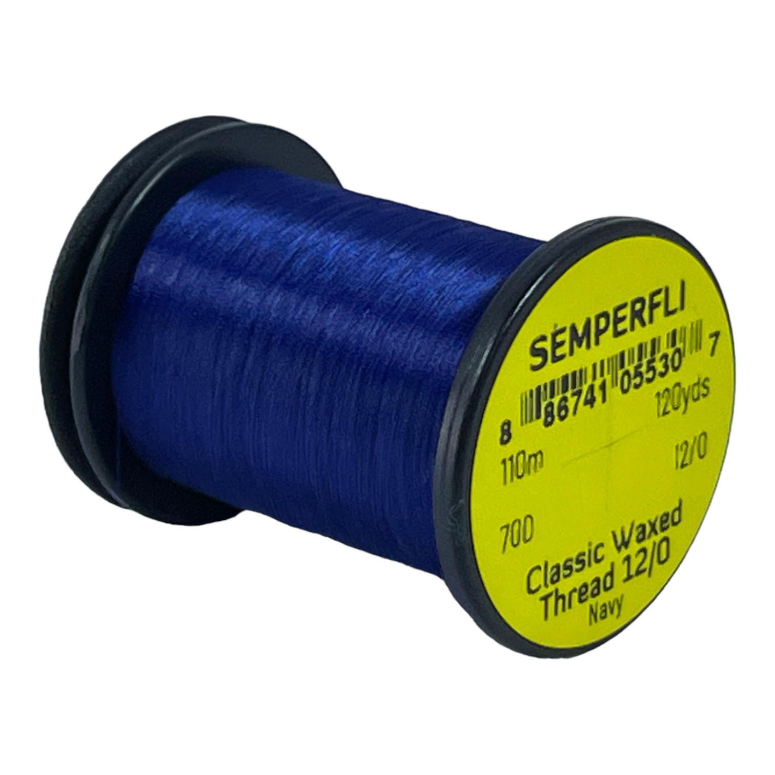 Semperfli Classic Waxed Thread 12/0 110m (120 Yards) Navy