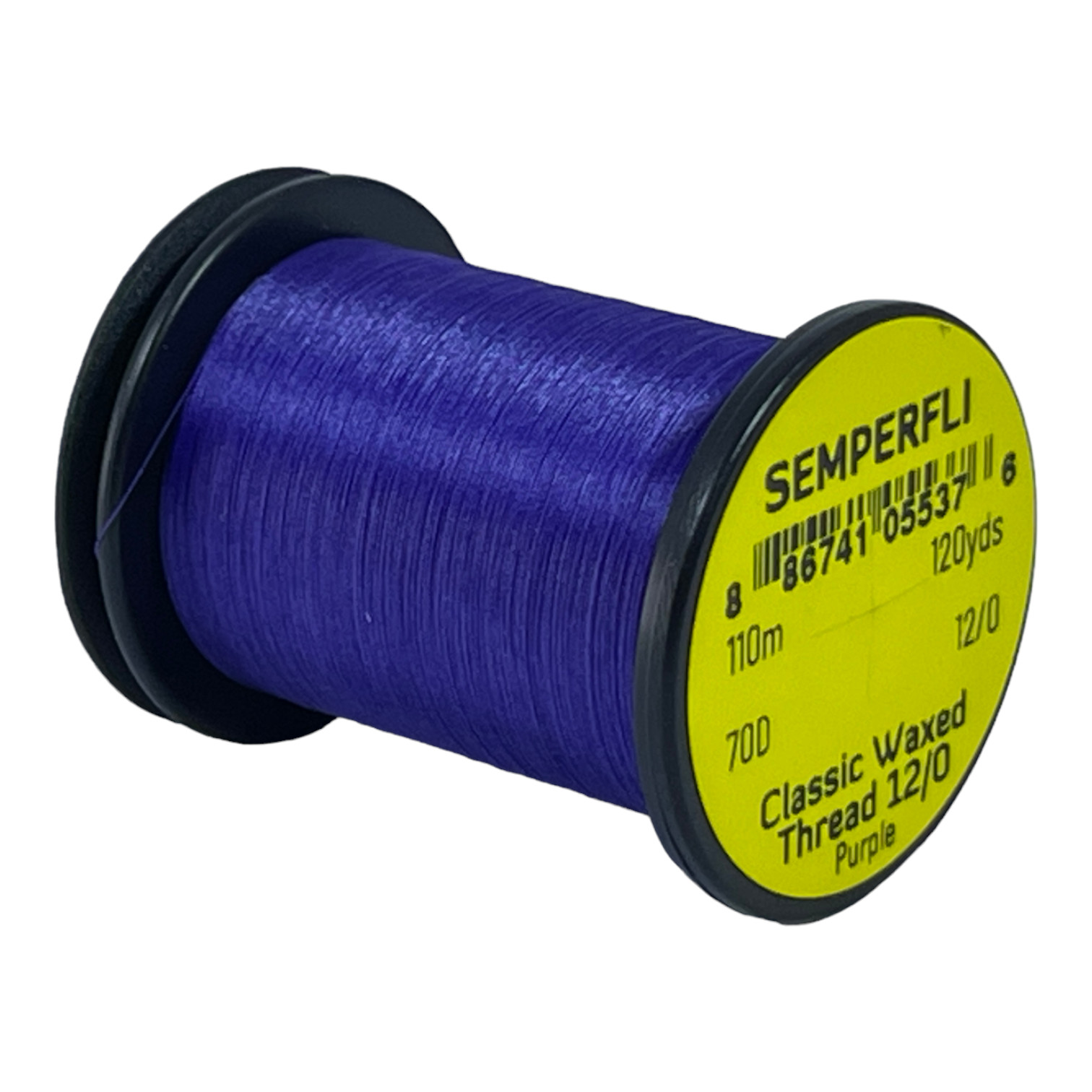 Semperfli Classic Waxed Thread 12/0 110m (120 Yards) Purple