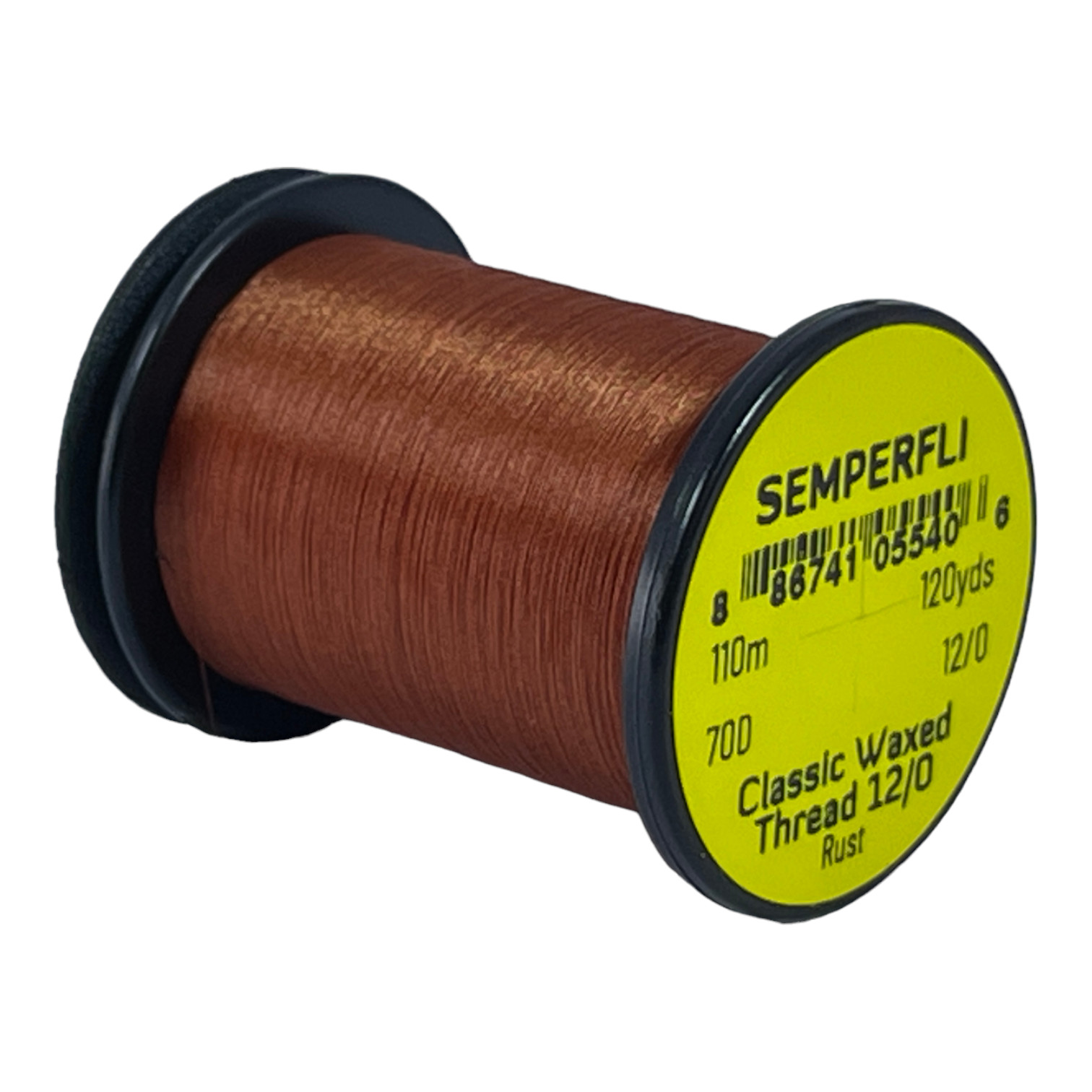 Semperfli Classic Waxed Thread 12/0 110m (120 Yards) Rust