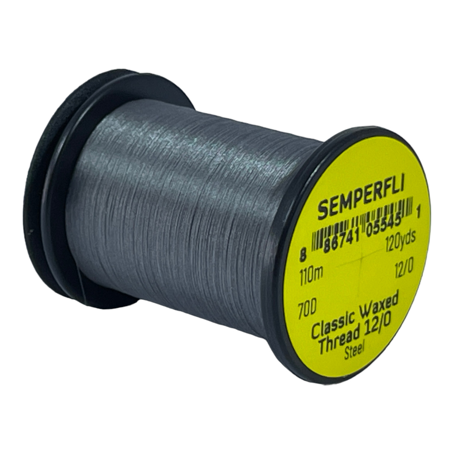 Semperfli Classic Waxed Thread 12/0 110m (120 Yards) Steel