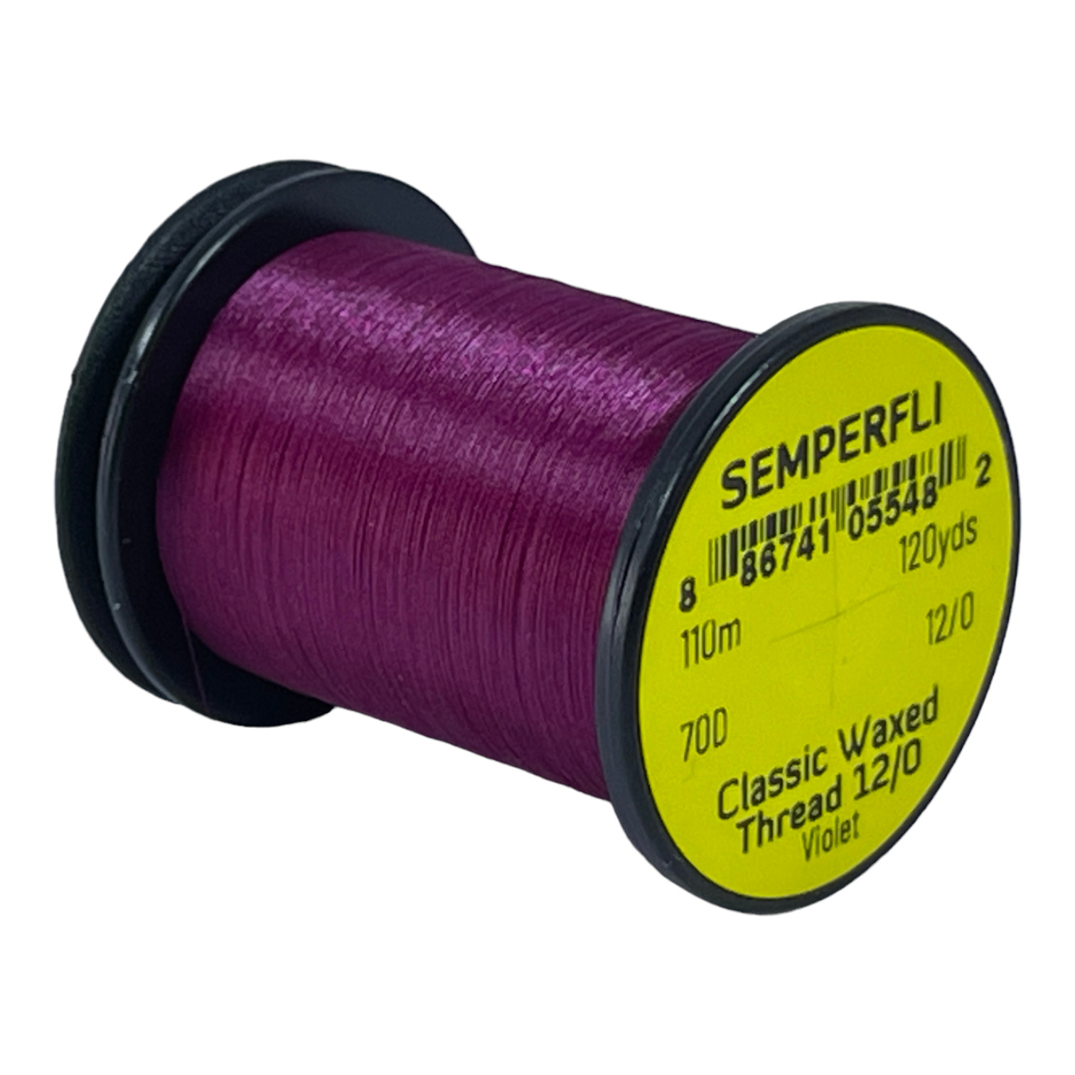 Semperfli Classic Waxed Thread 12/0 110m (120 Yards) Violet