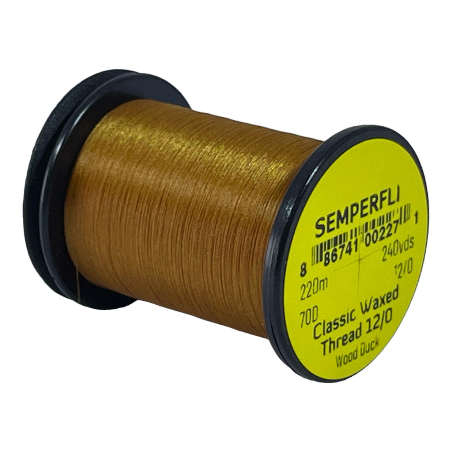 Semperfli Classic Waxed Thread 12/0 110m (120 Yards) Wood Duck