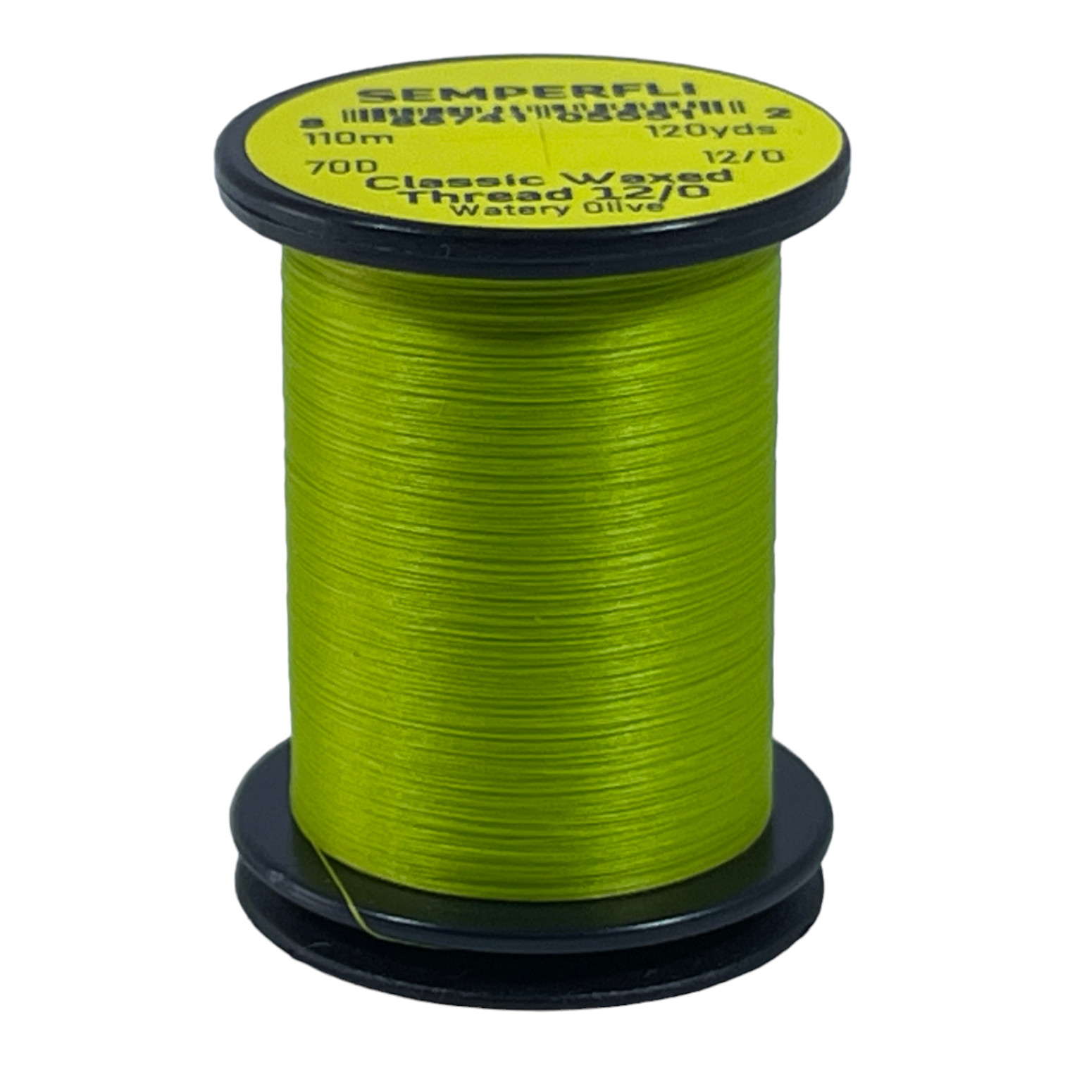 Semperfli Classic Waxed Thread 12/0 110m (120 Yards) Watery Olive