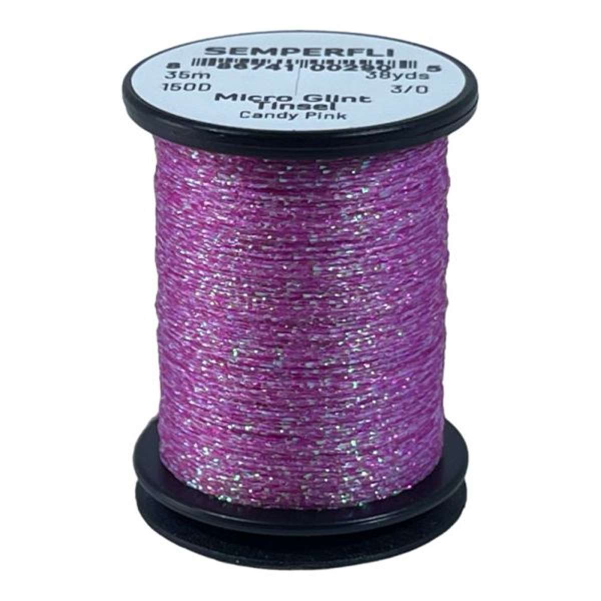 Micro Glint Nymph Tinsel Candy Pink