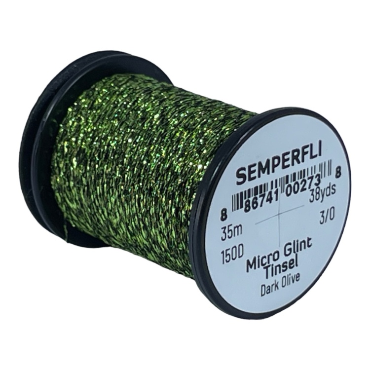 Semperfli Micro Glint Nymph Tinsel Dark Olive