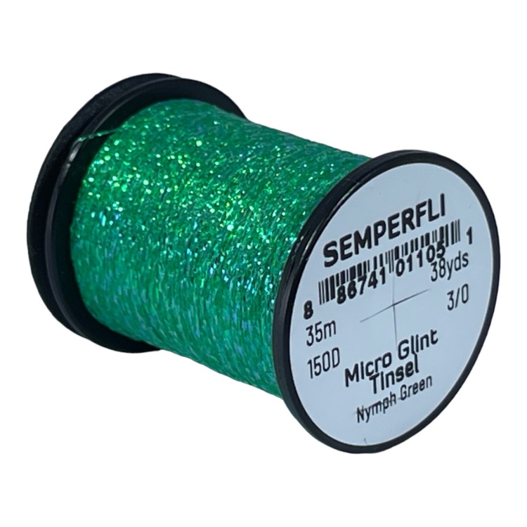 Semperfli Micro Glint Nymph Tinsel Nymph Green