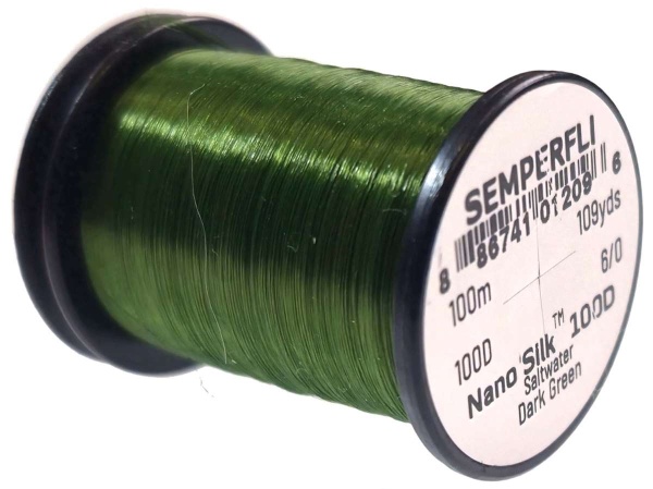 Nano Silk Saltwater 100D Dark Green