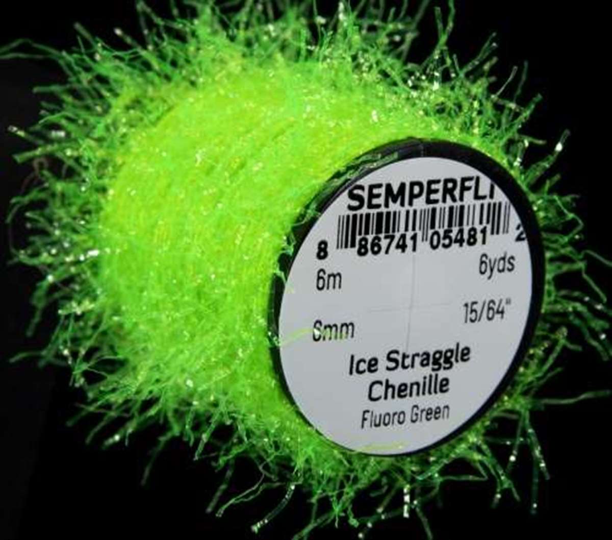 Ice Straggle Chenille Fl Green