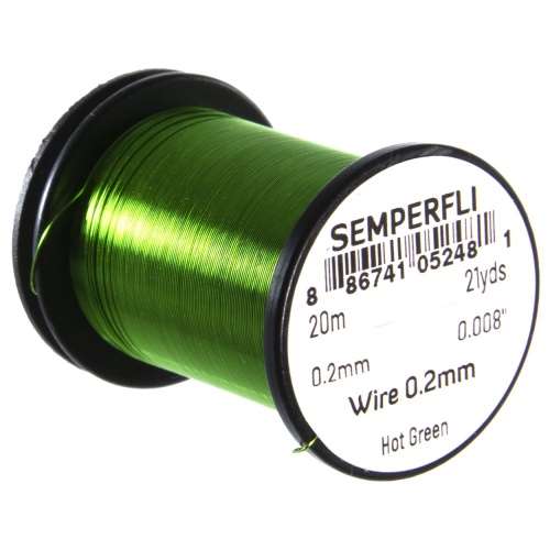 Semperfli Wire 0.2mm Hot Pink