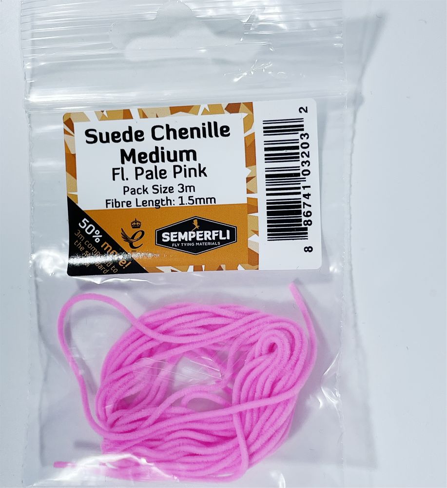 Semperfli Suede Chenille 1.5mm Medium Fl Pale Pink