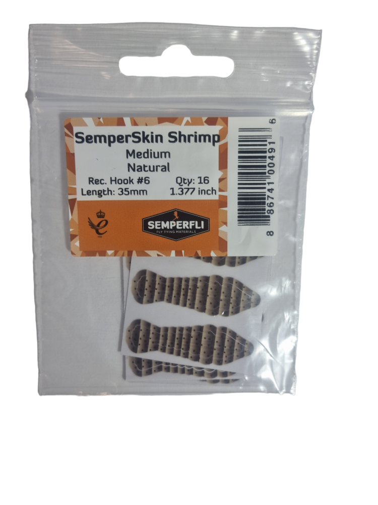 SemperSkin Shrimp Medium (Hook #6) Natural