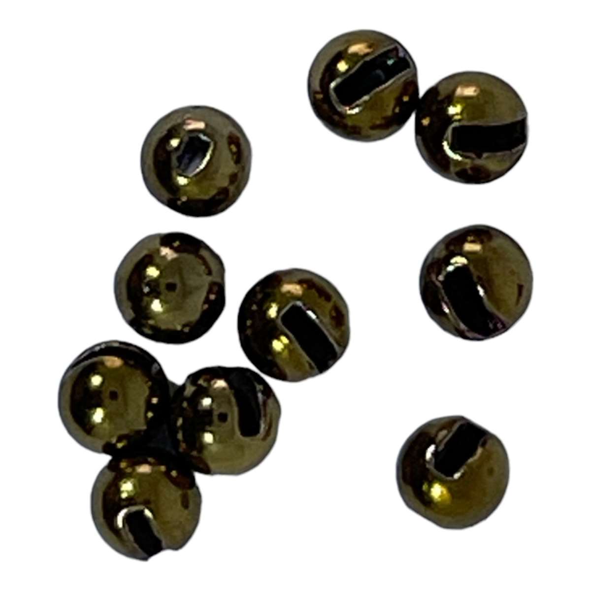 Tungsten Slotted Beads 3.8mm (5/32 inch) Olive