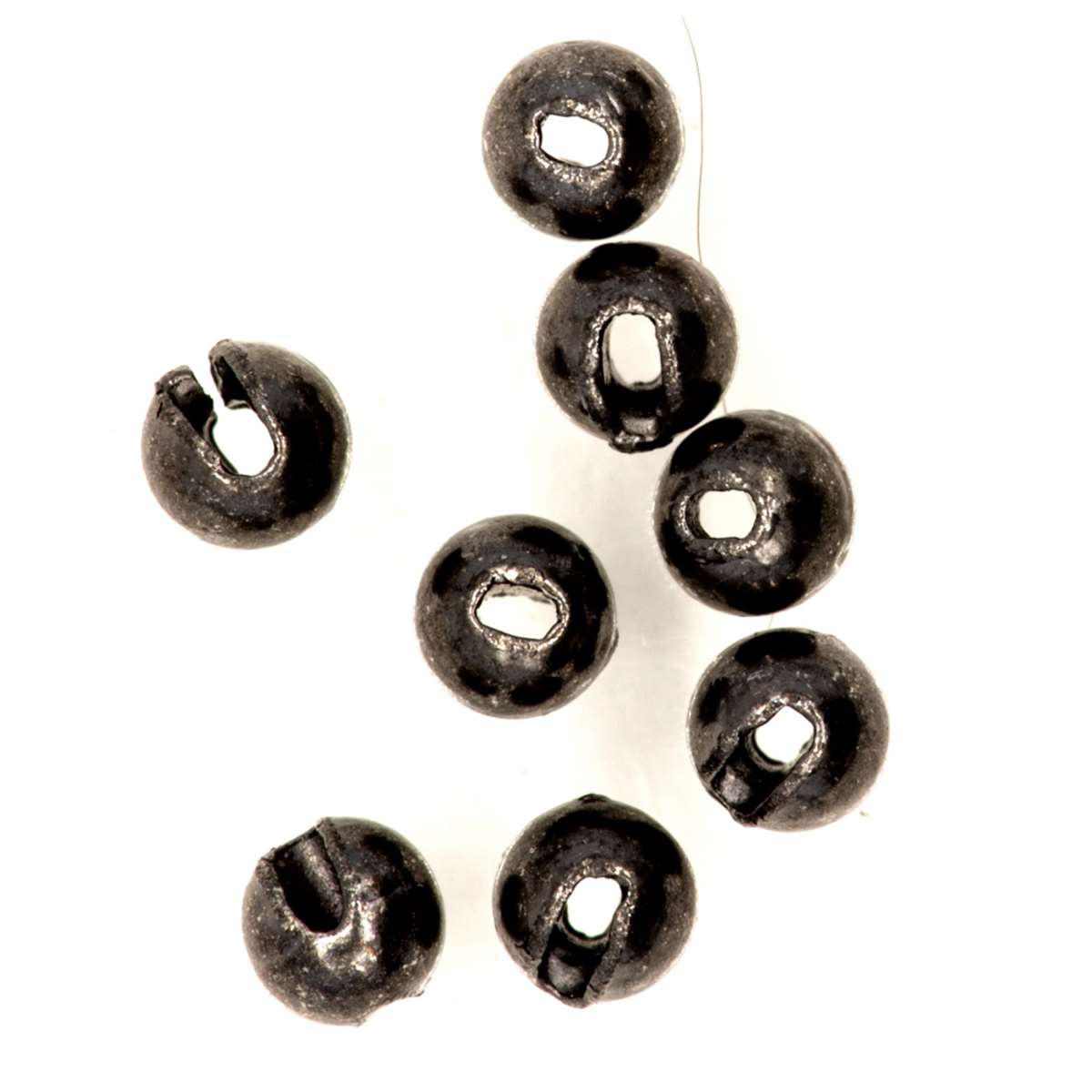 Tungsten Slotted Beads 2.3mm (3/32 inch) Olive