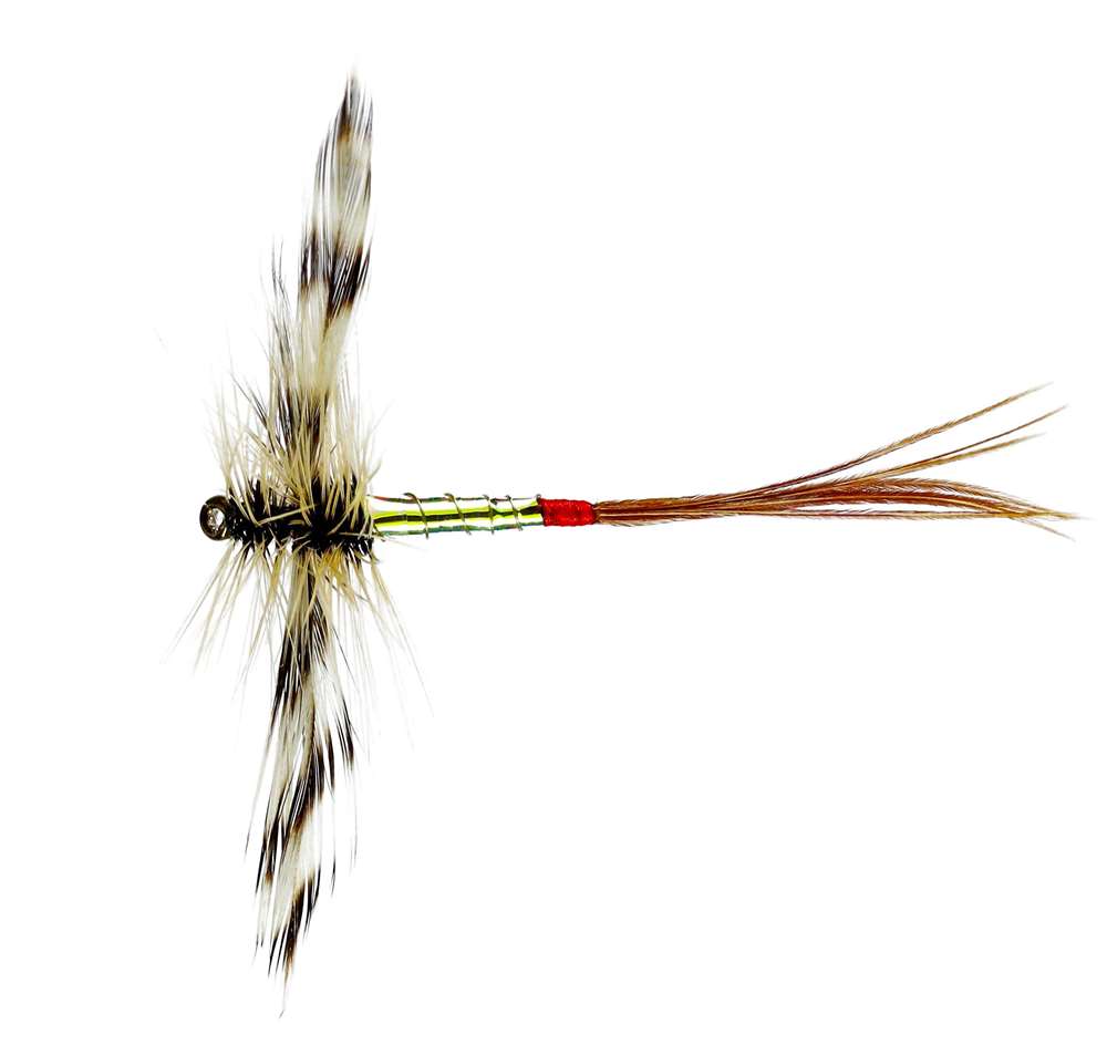 Caledonia Flies Mirage Spent Male Mayfly Dry #10 Fishing Fly