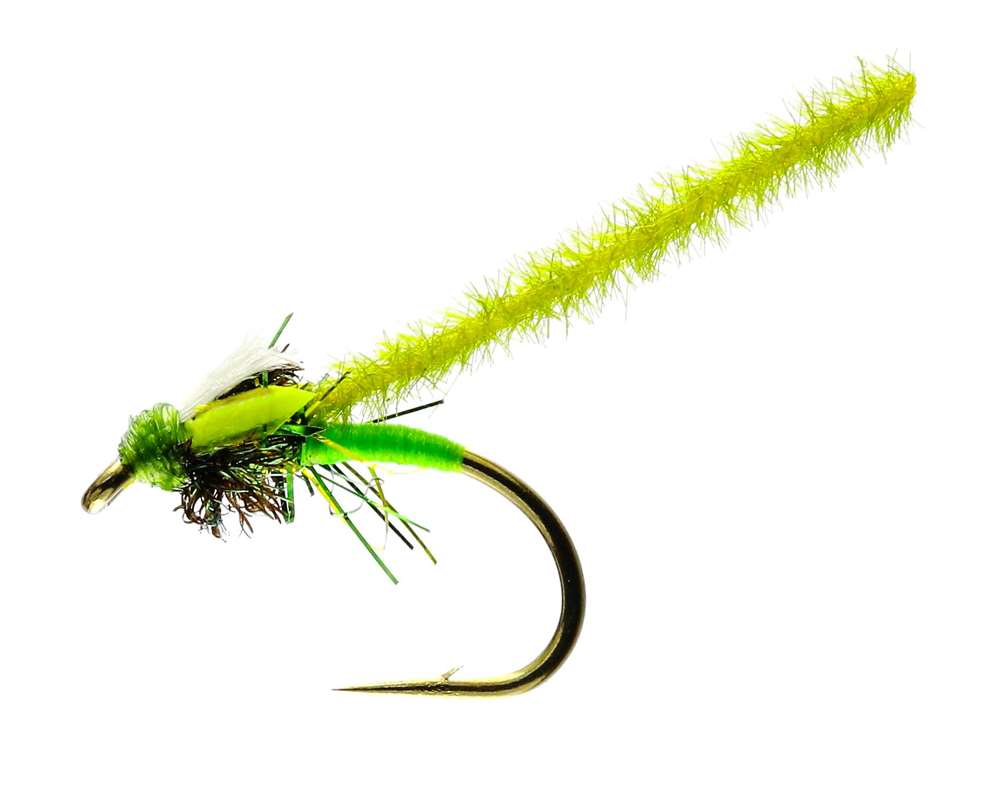 Caledonia Flies Olive Midge Pupa (Unweighted) #12 Fishing Fly