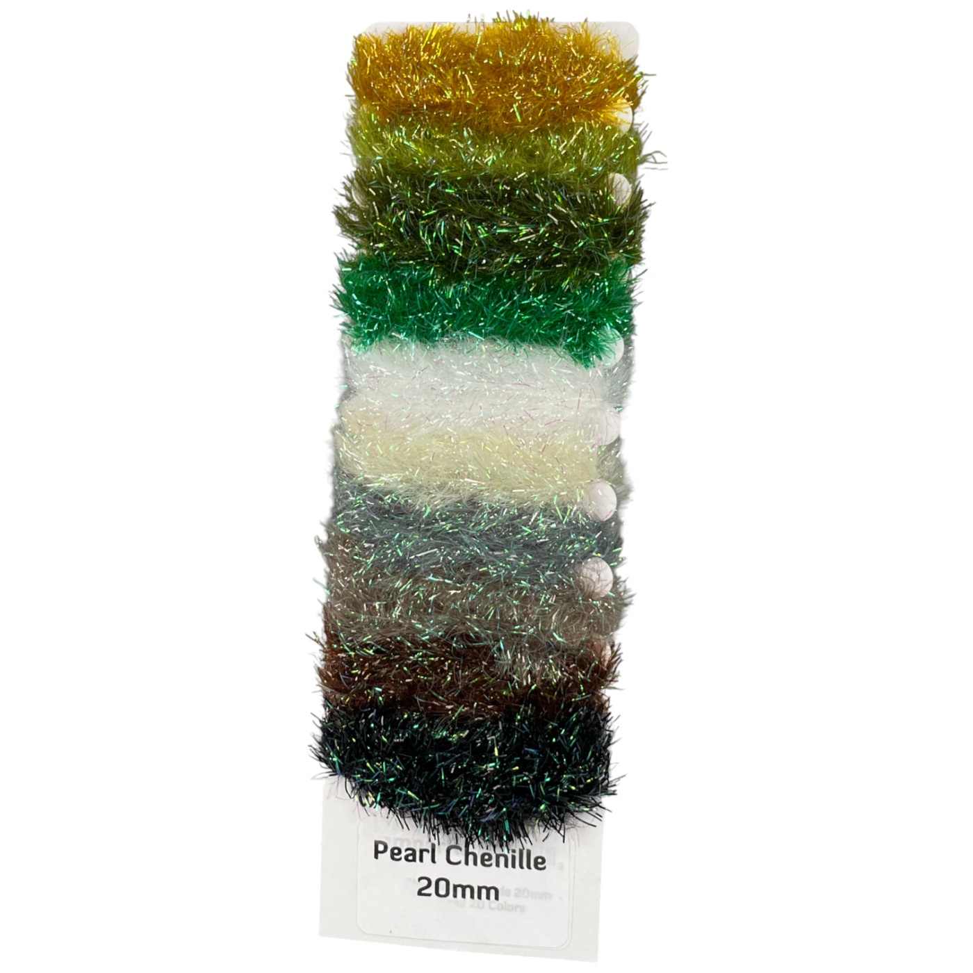 Semperfli Pearl Chenille 20mm Multicards Natural Colours