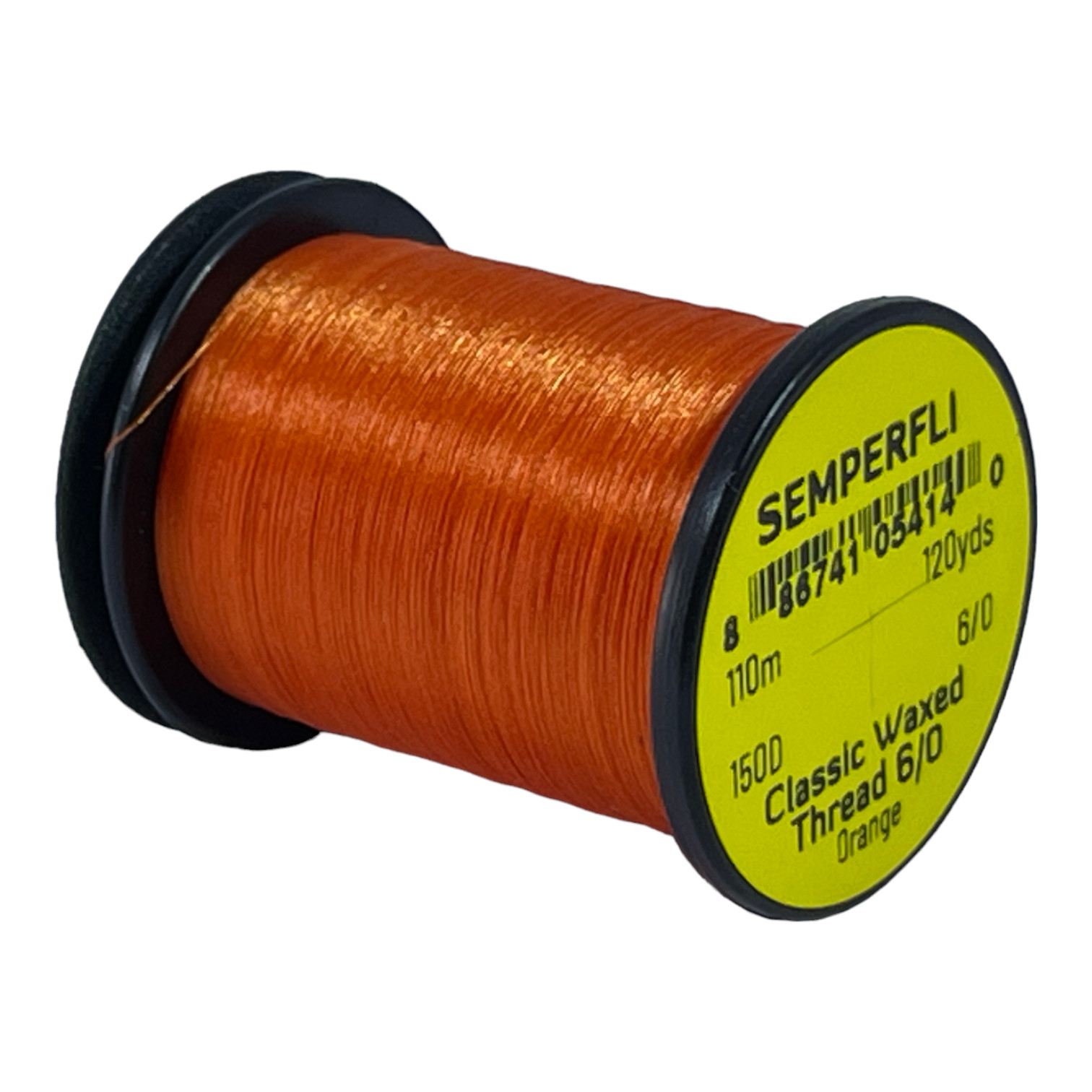 Semperfli Classic Waxed Thread 6/0 110m (120 Yards) Orange