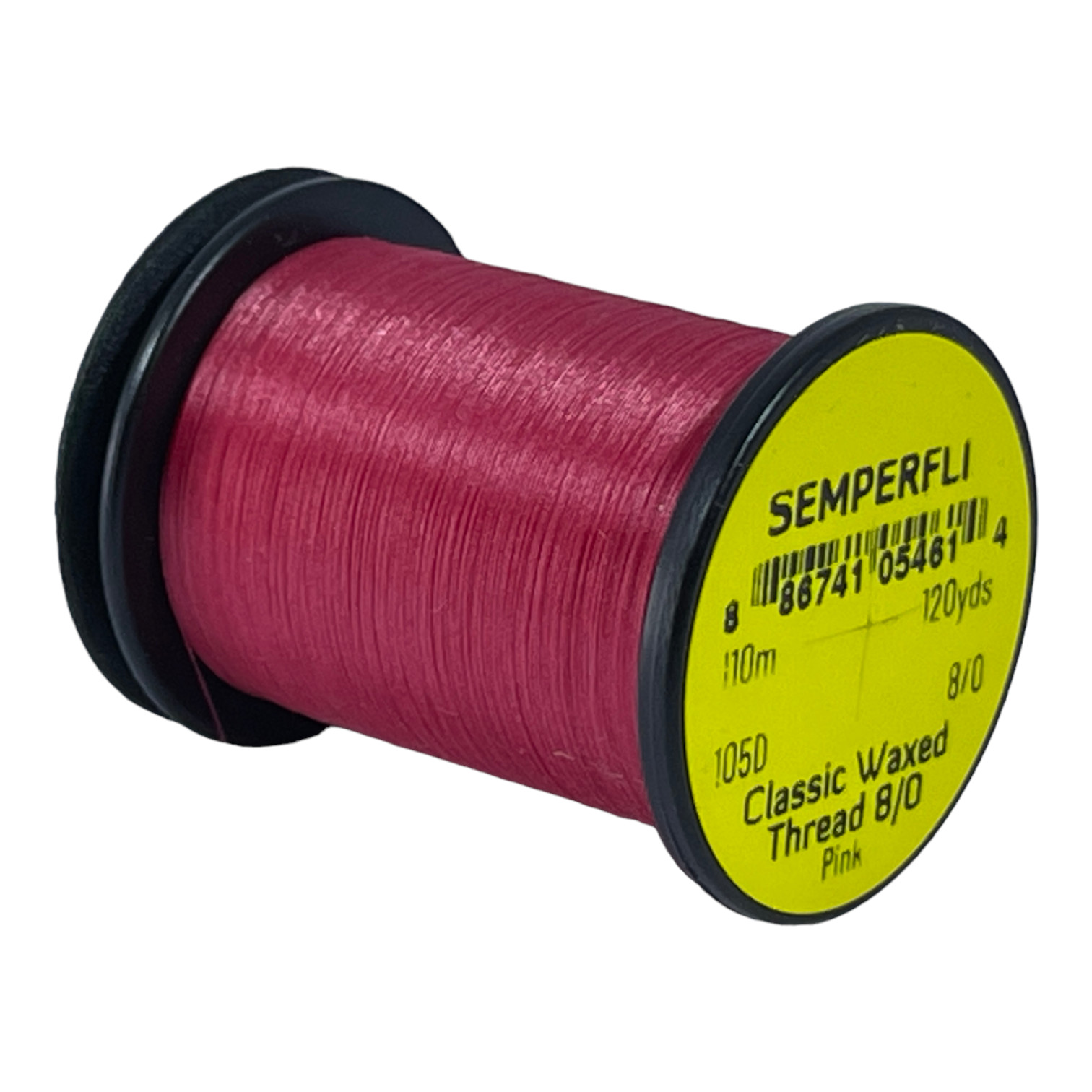 Semperfli Classic Waxed Thread 8/0 110m (120 Yards) Pink