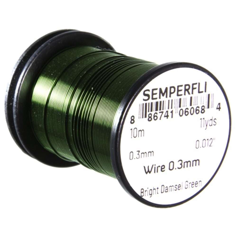 Semperfli Wire 0.3mm Bright Damsel Green