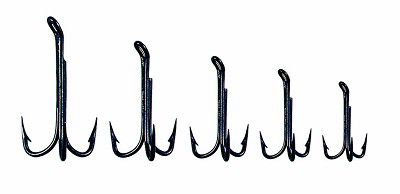 Veniard Hooks Esmond Drury (Pack Of 100) Black Japaned Treble Hook Size 12  Salmon Fly Fishing