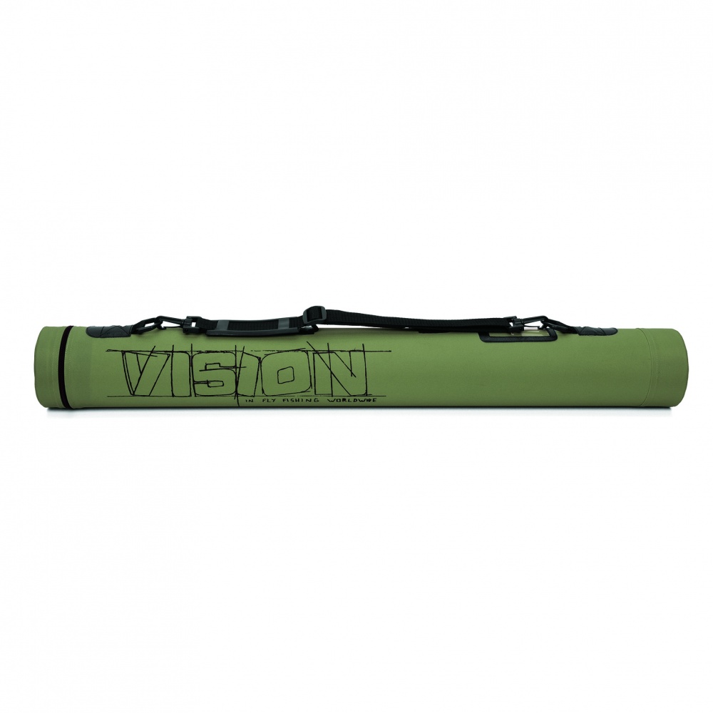 Vision Travel Rod Tube Olive 140cm For Fly Fishing