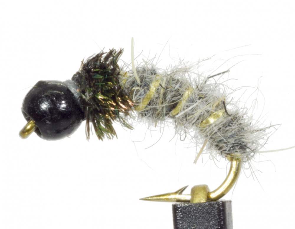 Turrall Damsel Nymphs Bead Head Fiery Brown Trout Flies, Fly Fishing Flies